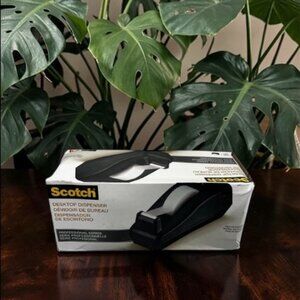 Scotch Desktop Tape Dispenser Professional Series Black by 3M C-40 New in Box